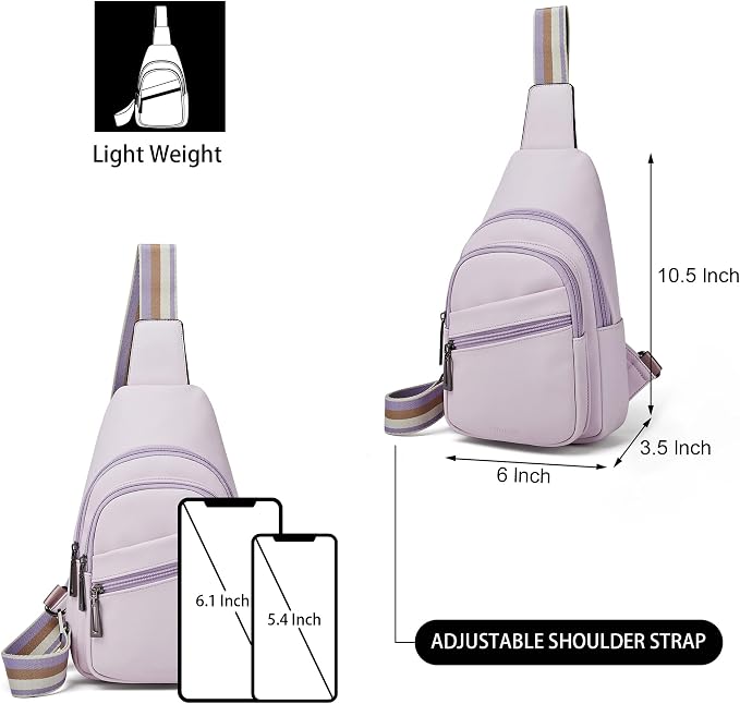 Sling Bag Crossbody Bags for Women Small Cross Body Bag Fanny Packs Chest Sling - Image 3