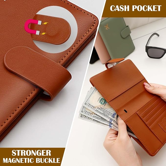 Melsbrinna Premium Leather Passport Holder Covers Case, Waterproof Rfid - Image 5