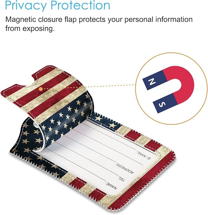 Fintie Luggage Tags, Privacy Cover ID Label - Image 3