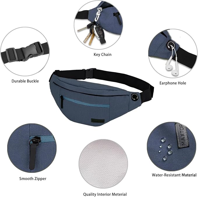 MAXTOP Large Crossbody Fanny Pack - Image 4