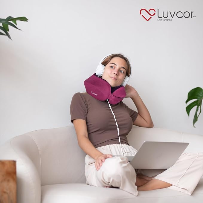 Premium Quality Memory Foam Travel Neck Pillow Bundle - Image 5
