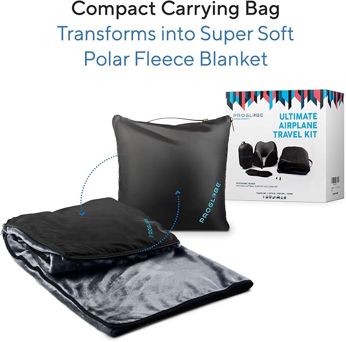 Travel Blanket Luxury Travel Set - Image 6