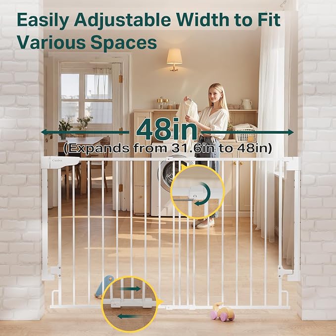 Cumbor Expandable 31.6-48" Baby Gate - Image 2