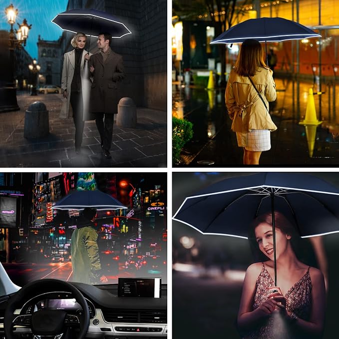 Lejorain Compact Inverted Reflective Umbrella - Image 5