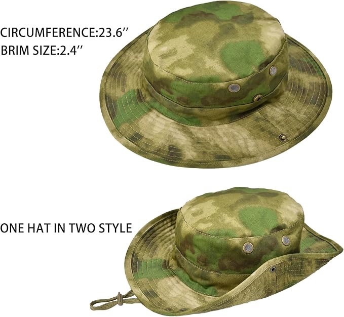 Sun Hats for Men Women Boonie Hat Foldable Fishing Hat UPF 50+ Bucket Hat for - Image 2
