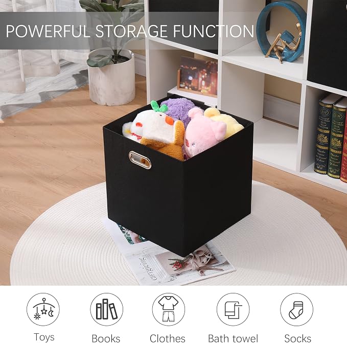 Collapsible Organization Basket Fabric Foldable Box - Image 5
