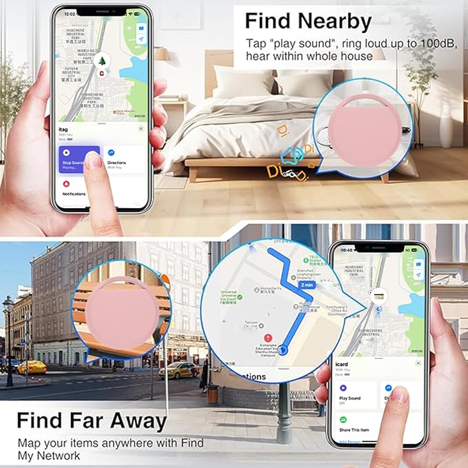 Air Tracker Tags 4 Pack Smart Tag Bluetooth Trackers Work - Image 2