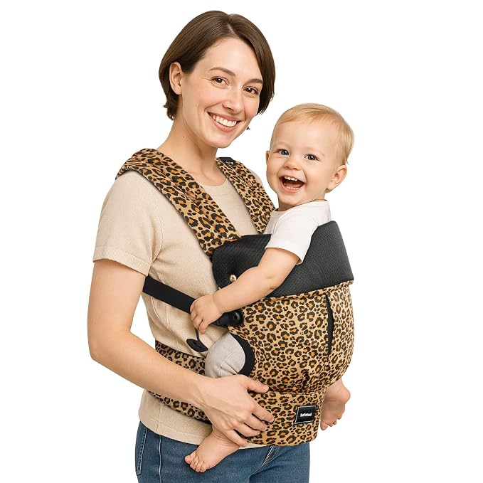 Baby Carrier with Lumbar Support, Cozy Baby Carrier Newborn to Toddler with by Safotad
