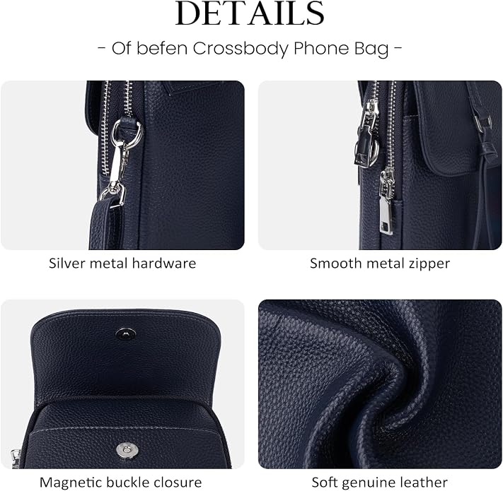befen Genuine Leather Small Crossbody Bags - Image 6