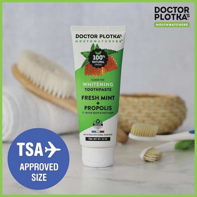 MOUTHWATCHERS Whitening Fluoride Free Naturally Sourced Toothpaste, 3 oz Tube - Image 6