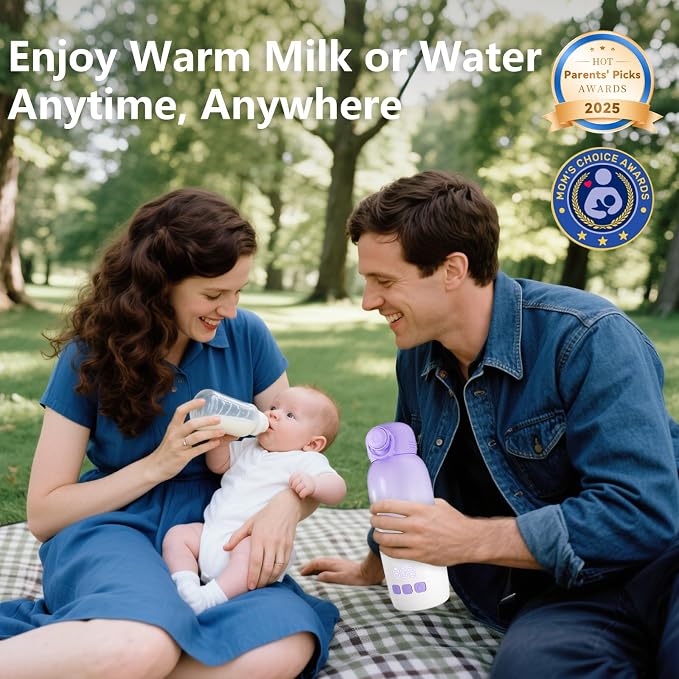 Portable Bottle Warmer for Travel, Large 12oz Capacity - Image 2