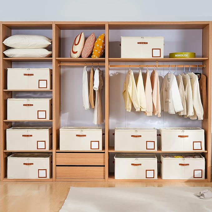 Shoe Organizer for Closet Fit 24 Pairs, Large Foldable Shoe Storage Containers - Image 7