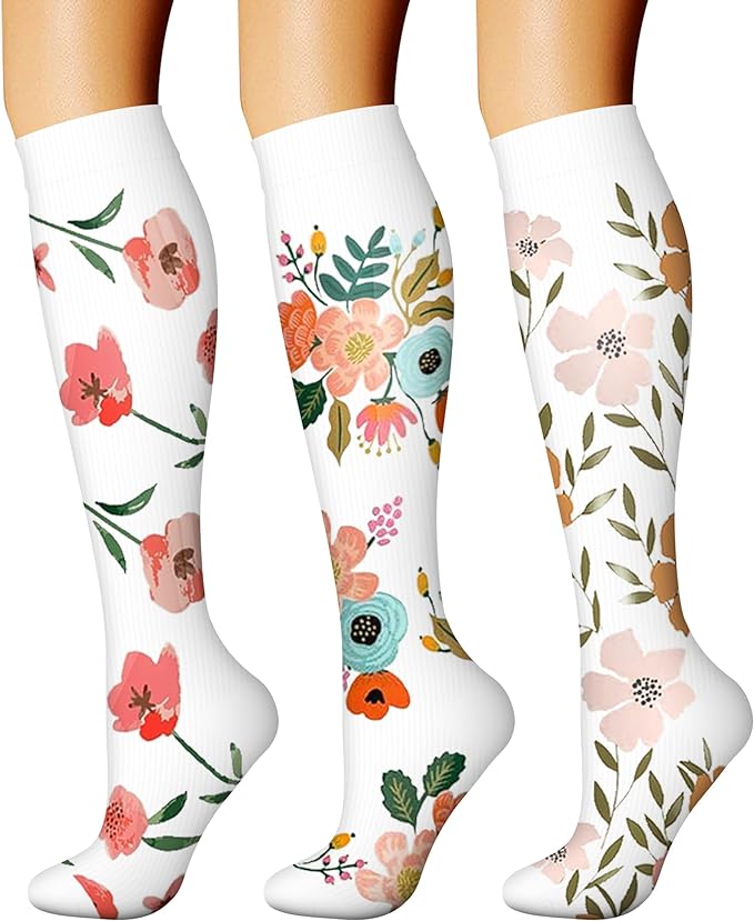 CHARMKING Compression Socks for Women & Men Circulation 15-20 mmHg is Best by CHARMKING