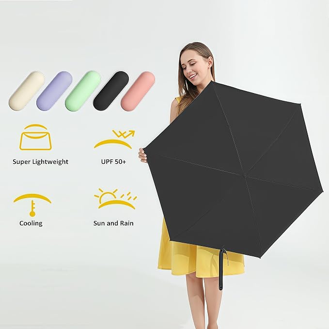 BAODINI Travel Mini Umbrella for Purse - Image 7