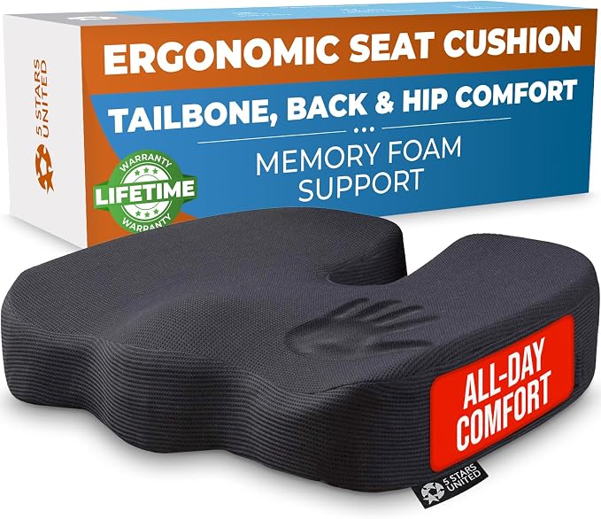 Seat Cushion for Office Chairs by 5STARSUNITED