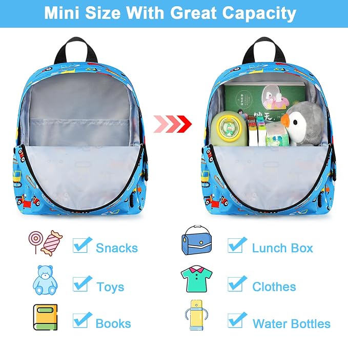 Accmor Toddler Backpack with Leash, Baby Backpacks with Anti Lost Wrist Link - Image 3