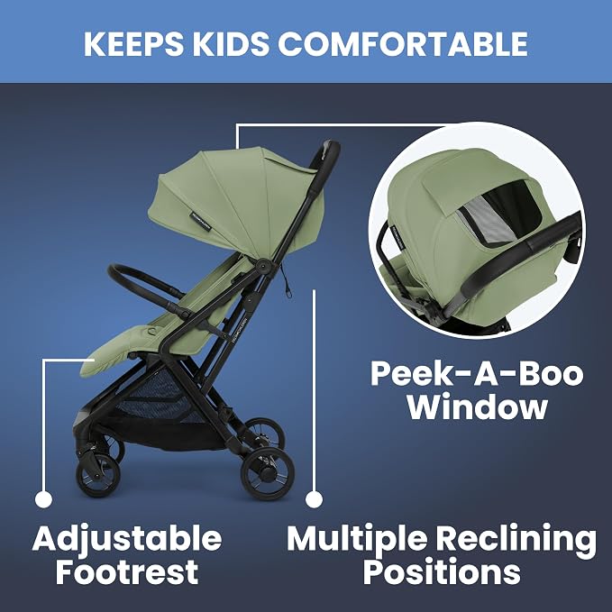 Delta Children Icon Ultra Compact Lightweight Everyday & Travel Stroller - Image 5