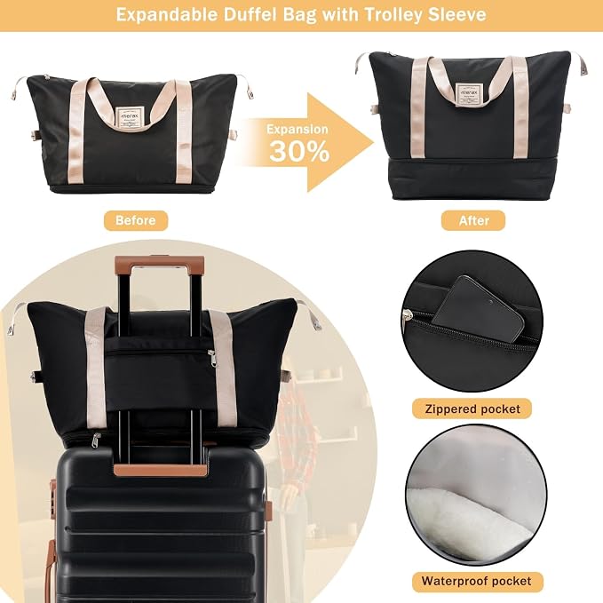 Merax Luggage Set 13 Piece, Hardshell ABS Suitcases - Image 7