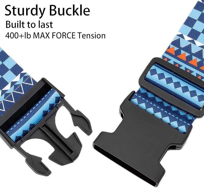 Bohemia Luggage Straps for Suitcases, Adjustable Luggage Travel Belts to Keep - Image 4