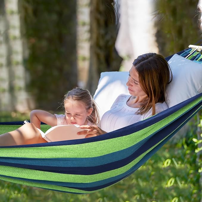Chihee Cotton Hammock Large Soft Breathable Camping Hammock Holds Up to 660lbs - Image 7