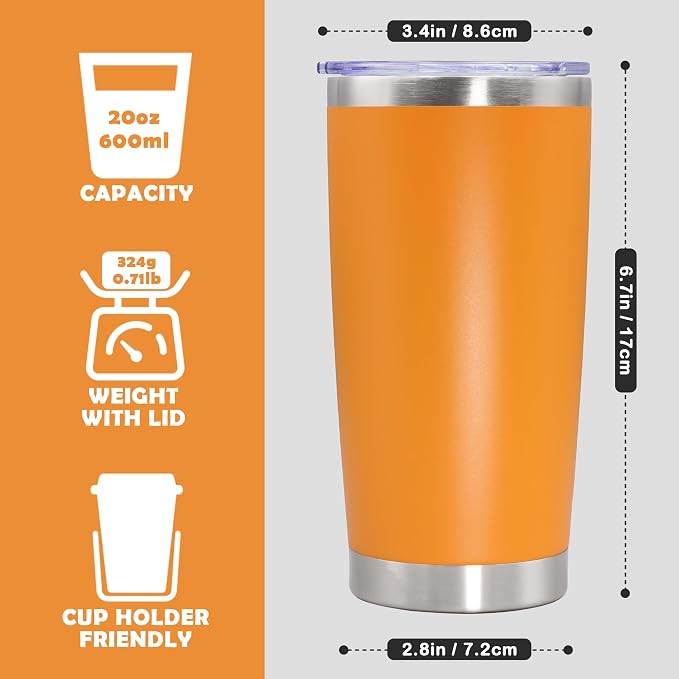 20oz Tumbler Bulk Stainless Steel Tumbler Cup - Image 4