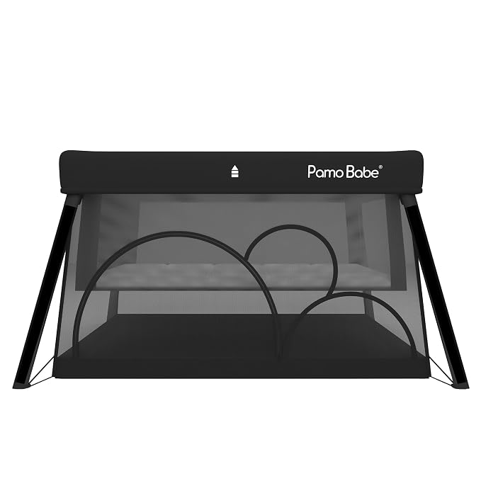 Pamo Babe Travel Crib Lightweight Playpen Baby Playard - Image 2