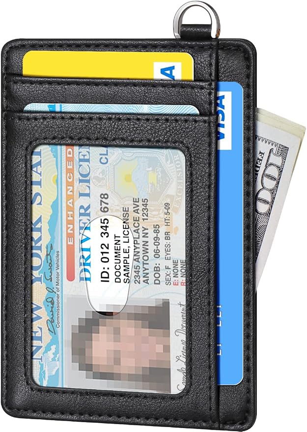 FurArt Slim Minimalist Wallet, Front Pocket Wallets, RFID Blocking, Credit Card - Image 2