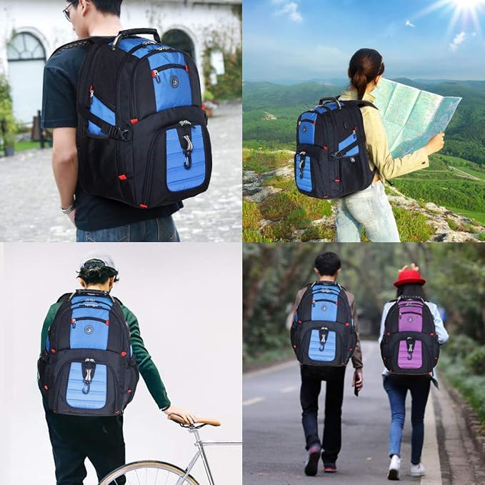 SHRRADOO Extra Large 50L Travel Laptop Backpack - Image 7