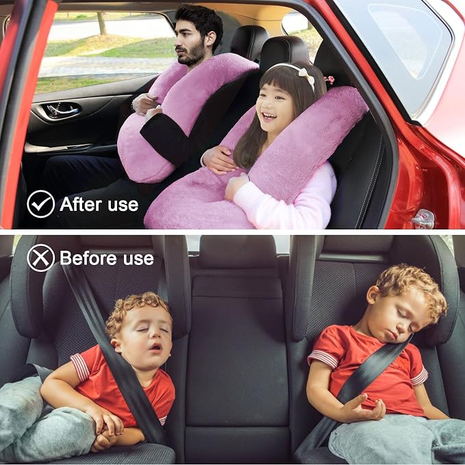 Travel Pillow, Travel Pillow for Kids, Sleeper Hold Pillow Travel, Removable - Image 2
