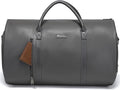 Leather Garment Bag for Travel, Modoker Carry On Suit Carrier Travel Bag by Modoker