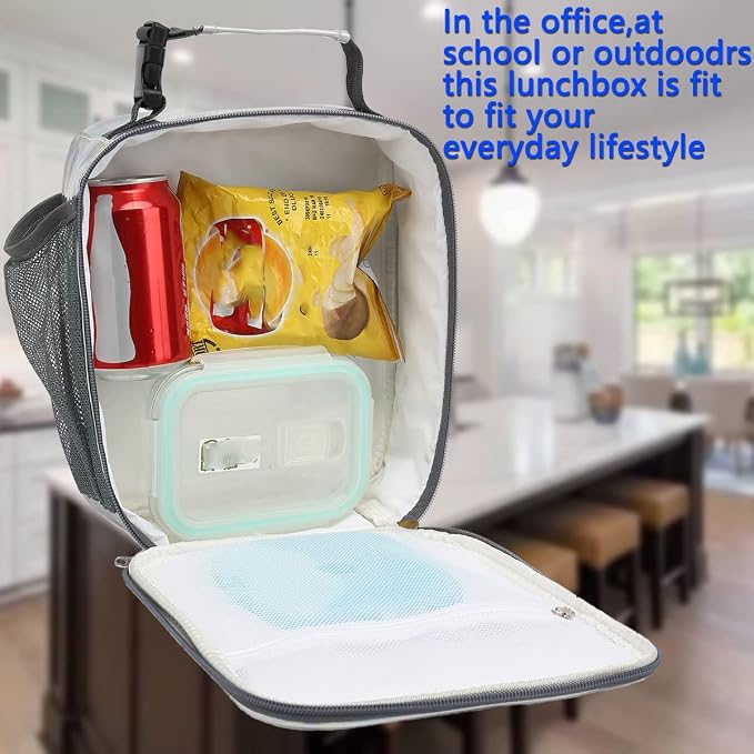 FlowFly Kids Lunch box Insulated Soft Bag Mini Cooler Back to School Thermal - Image 2