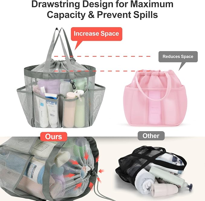 F-color Mesh Shower Caddy Portable - Image 3
