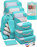 ALL INCLUDED 10 Set Durable Packing Cubes by OlarHike
