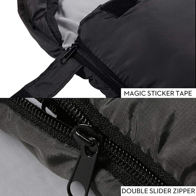 3-4 Season Portable Waterproof Envelope Sleeping Bag - Image 4