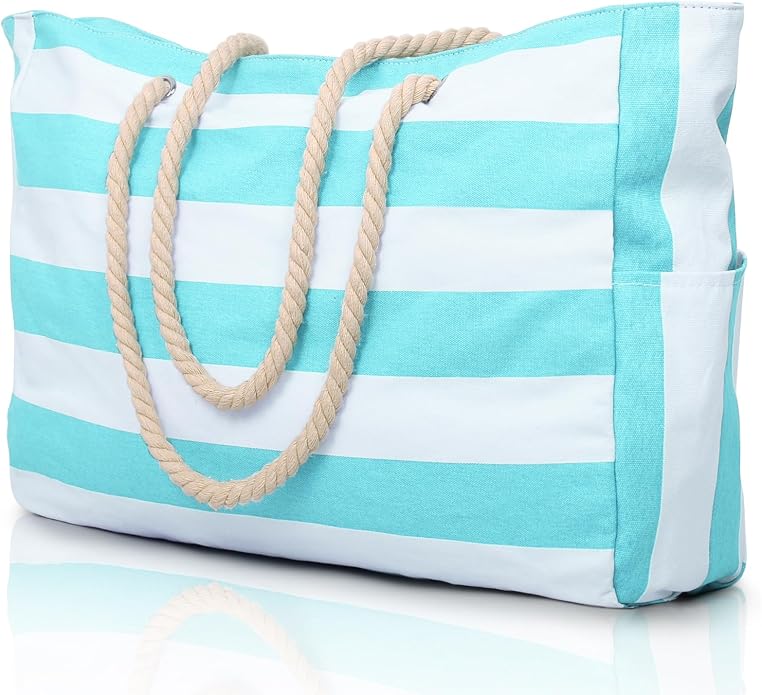 Becokan Beach Bag Large Beach Tote Bag by BecokanBeachBagSpecialist