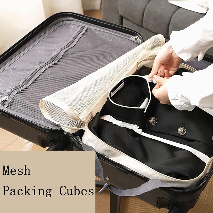 Merax Carry on Luggage Set, 20 Inch Hardshell ABS Suitcase - Image 4