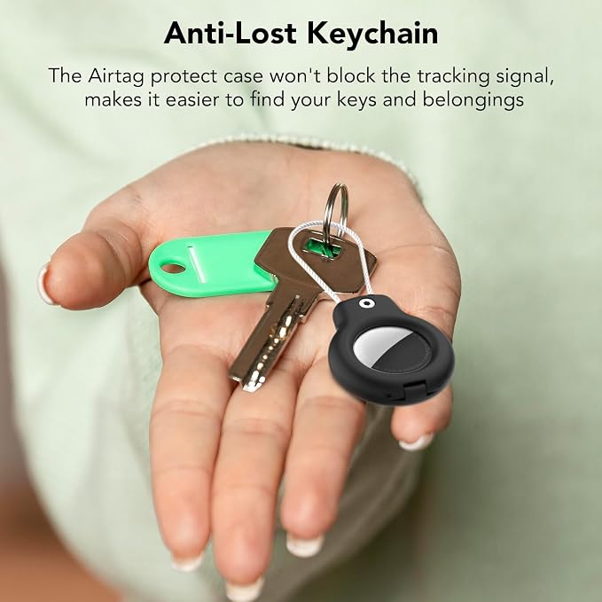HATALKIN Compatible for Air Tag Holder for Keychain Case - Image 5