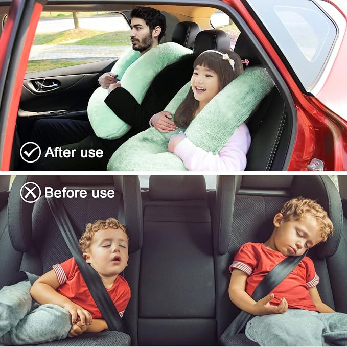 Travel Pillow, Travel Pillow for Kids, Sleeper Hold Pillow Travel, Removable - Image 2
