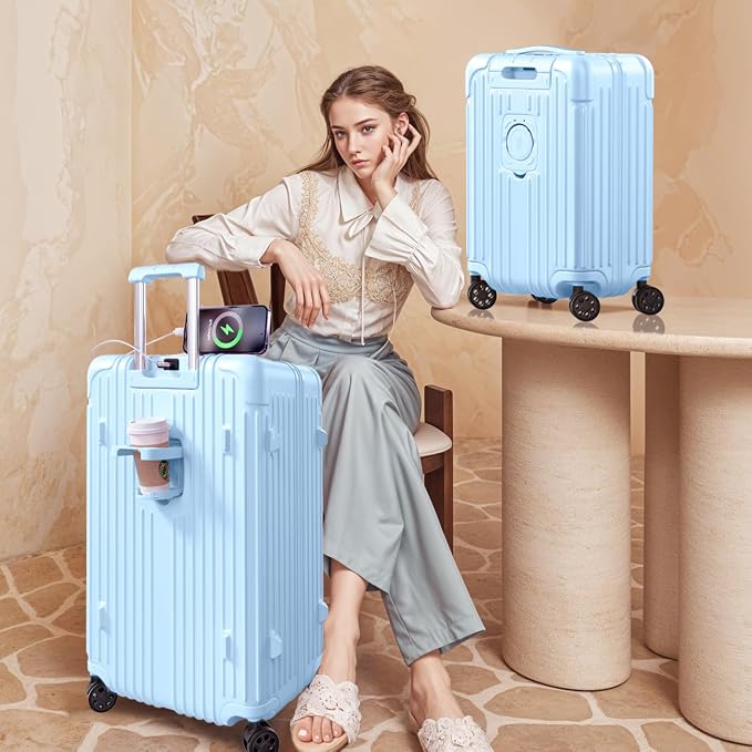 Krute Carry on Luggage 20 Inch Suitcases - Image 7