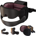 Travel Pillow Combo with Chin Strap, Airplane Pillows with 3D Eye Mask by SARISUN