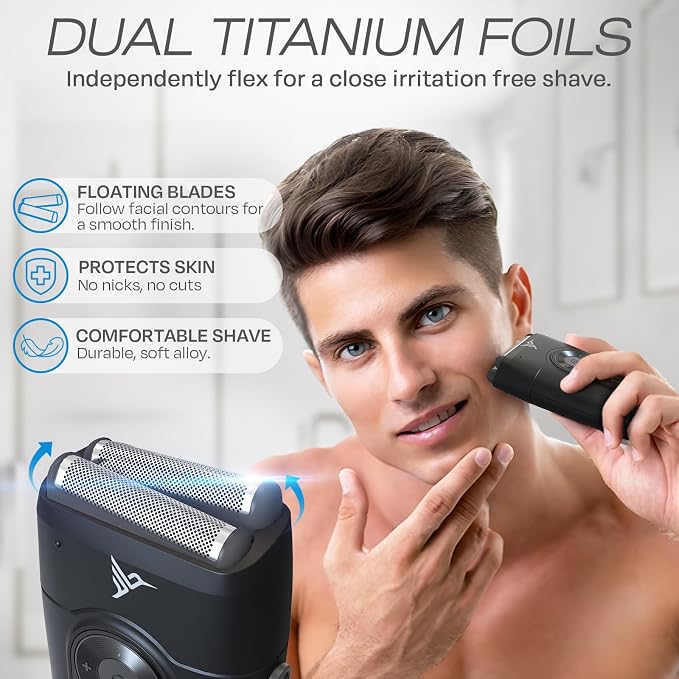 HUMMINGBIRD MK2 Compact Foil Shaver – No Nick, No Cut, No Razor Burn Face Shaver - Image 2