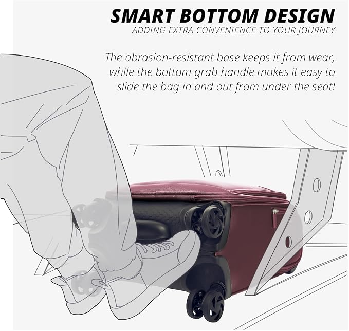 Verage Underseat Carry On Luggage - Image 4