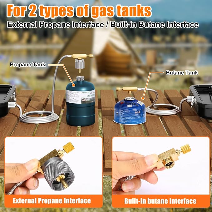 Hisencn 2 Burner Foldable Camping Stove - Image 6