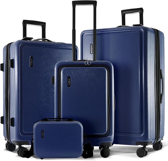 Hard Shell Luggage Sets with Spinner Wheels 4 Piece, Expandable Large Suitcases by TravelArim