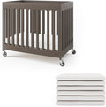 Foundations Boutique Folding Hotel Crib and Sheet Bundle by FoundationsChildrensProducts