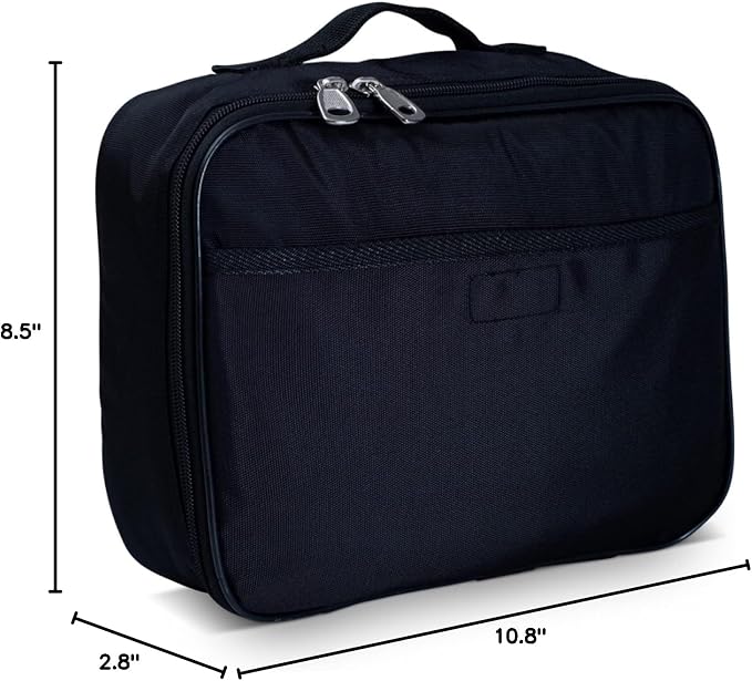 Fenrici Black Lunch Box for Boys, Women Insulated Lunch Bag, Soft Sided - Image 9