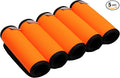Neoprene Luggage Handle Wrap 5pcs Pack Neon Luggage Tags/Identifiers Bright by GOWRAPS