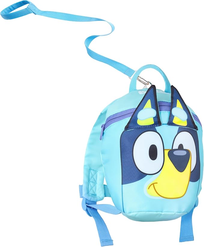 Bluey Backpack with Toddler Safety Harness by Bluey
