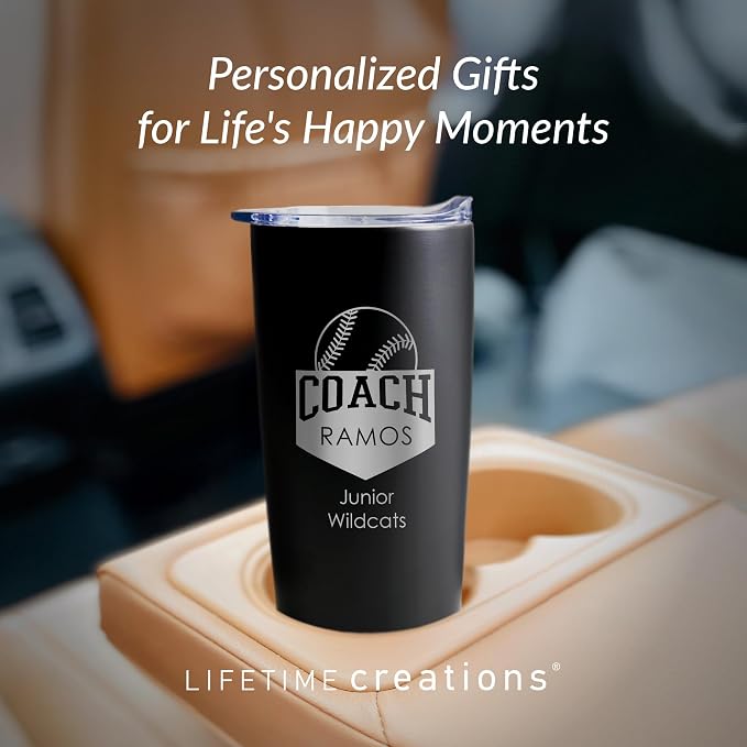 Lifetime Creations Custom Baseball Coach Tumbler - Image 8