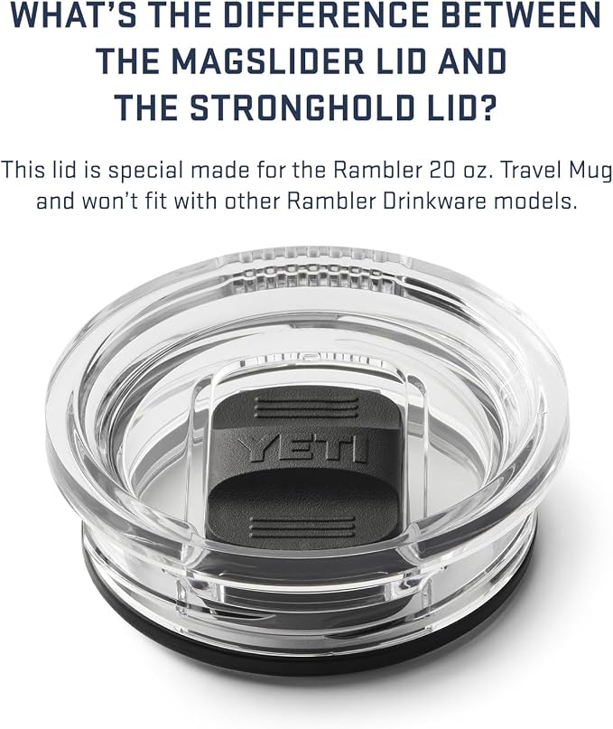 YETI Rambler 20 oz Travel Mug, Stainless Steel, Vacuum Insulated - Image 8